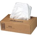 Fellowes 9 gal Shredder Bags, Clear, 100 PK FEL36053